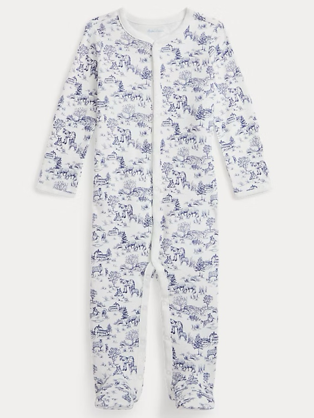 Ralph Lauren Pastoral Toile cotton footed coverall